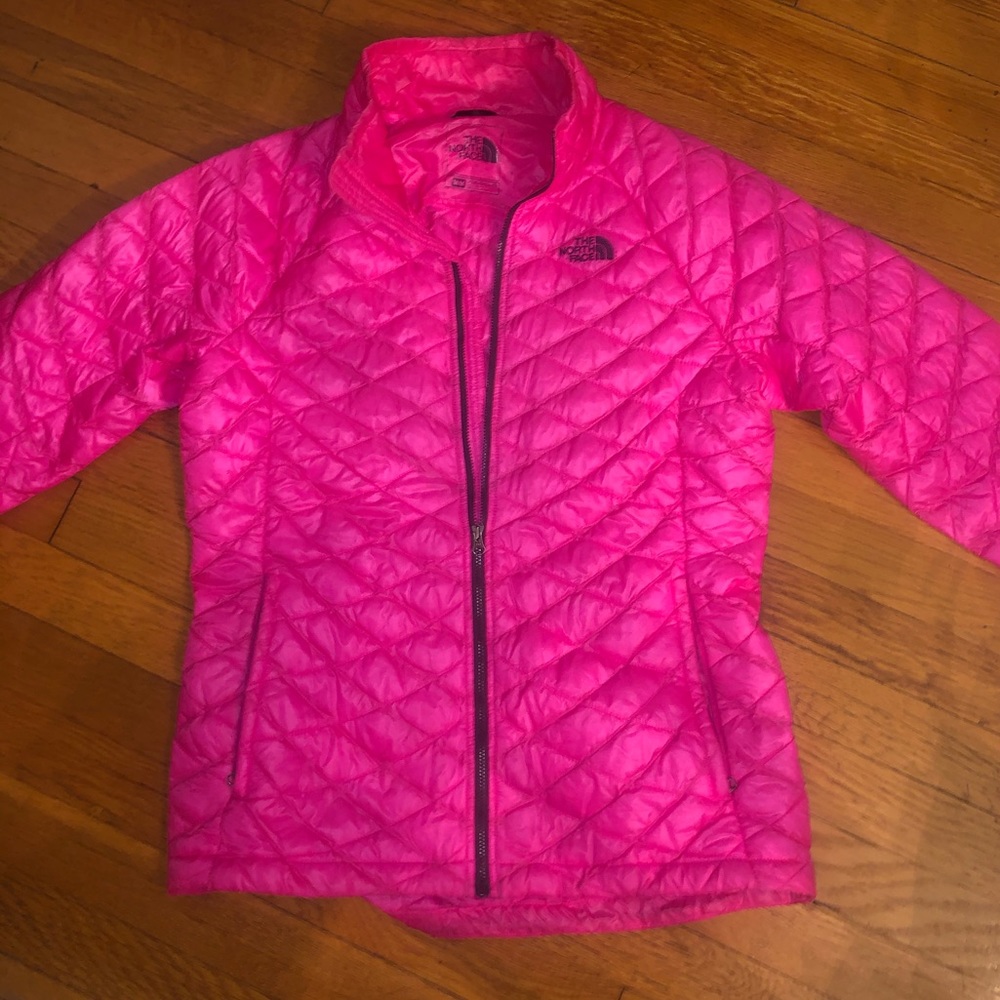 Pink North Face Thermoball Jacket
